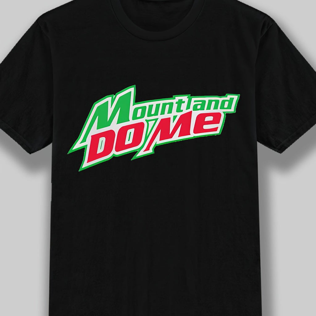 Mount And Do Me Premium T-Shirt 227953 Men'S Short Sleeve Fun Pattern T-Shirt | Black, Trendy, Casual, Street Fashion, Crew Neck, All-Season, Best Gift, 220G, Christmas, Plus Size