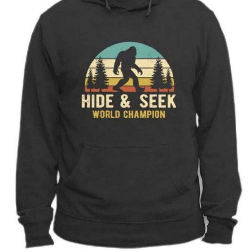 Men's Cozy -Blend Hoodie with Unique Sasquatch