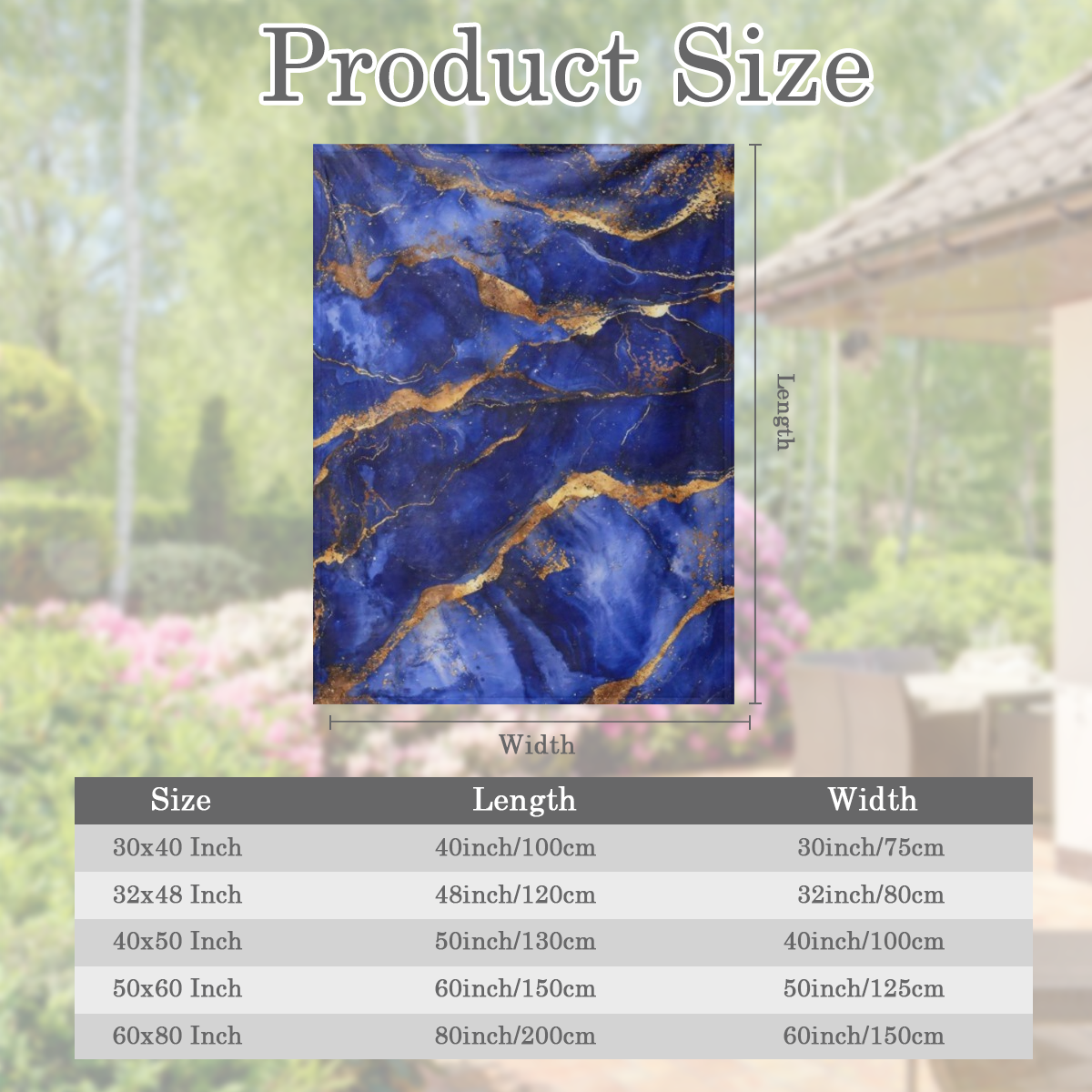 A modern blue marble printed flannel blanket, 100 polyester, digitally printed, suitable for all seasons, tear resistant, knitted, 200- 250 gm2, suitable for outdoors, beach, camping, sofas, pets, off