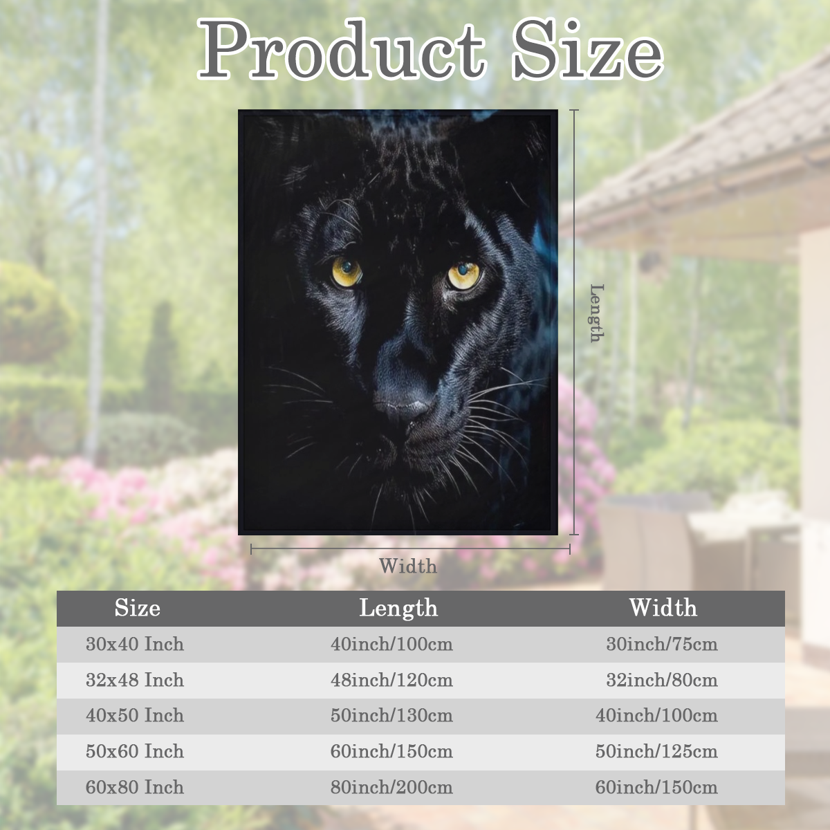 Black Leopard Pattern Soft Nap Blanket Four Seasons Office Chair Flannel Blanket