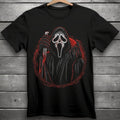 T-shirt de film d'horreur noir S3XL - Ghostface