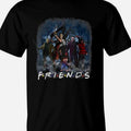 2025 New Style Pure T-shirt | Friends Halloween Scary Horror Film T-Shirt, Crew Neck, All-season, Regular Fit, Perfect for Men, Plus Size