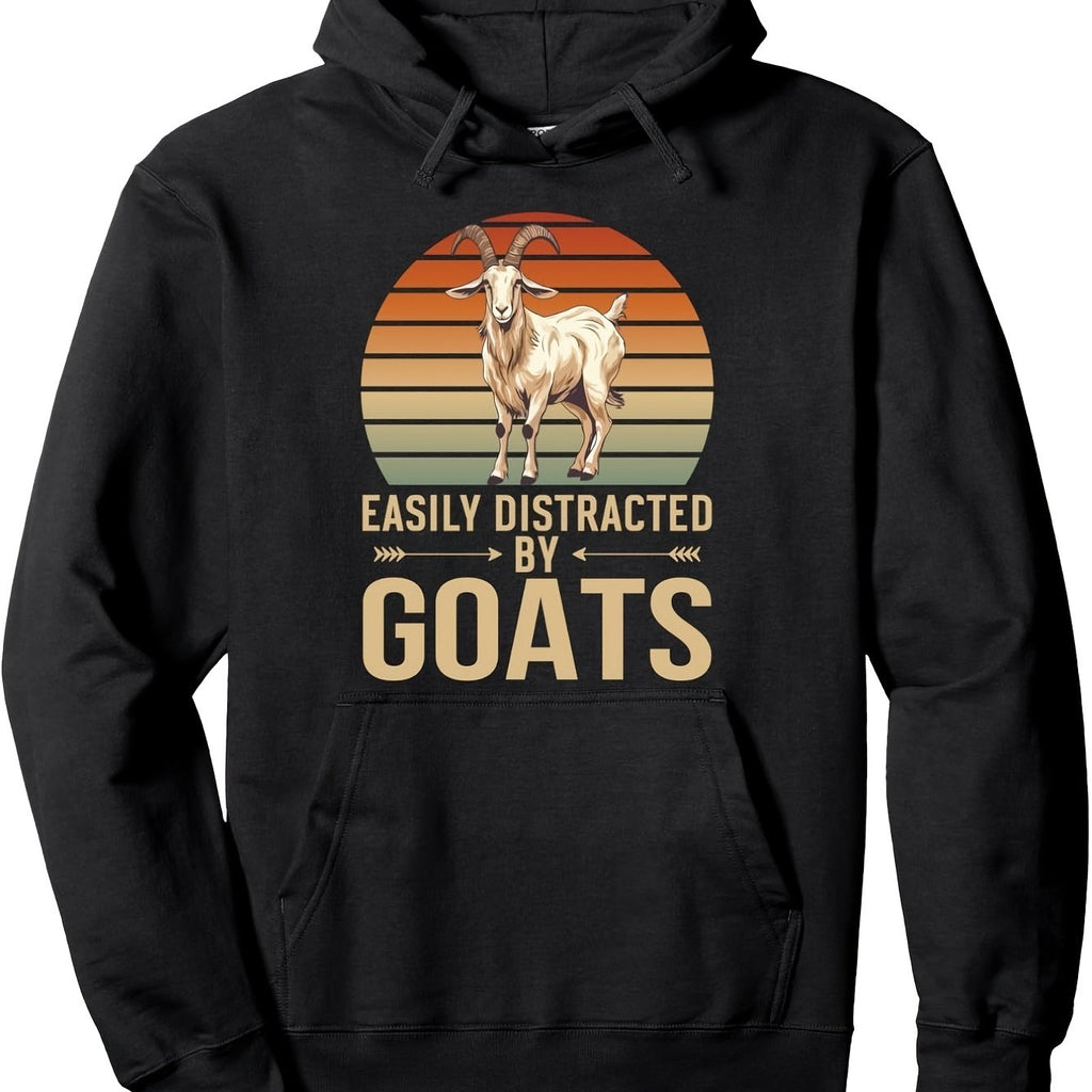 Easily Distracted Goats Farm-Themed Hoodie