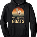 Easily Distracted Goats Farm-Themed Hoodie
