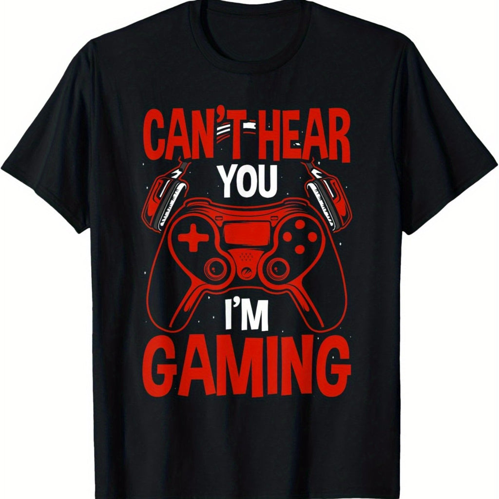 "I'M Unable to Listen, I'M Gaming!" T-Shirt for Gamers