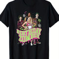 Birthday Zombie Group Graphic T-Shirt - Fun & Stylish Black Tee for Casual Wear, Beach Outings, and Gifts 100% Cotton, Fun Print Design Perfect for Fans, Tee Shirt