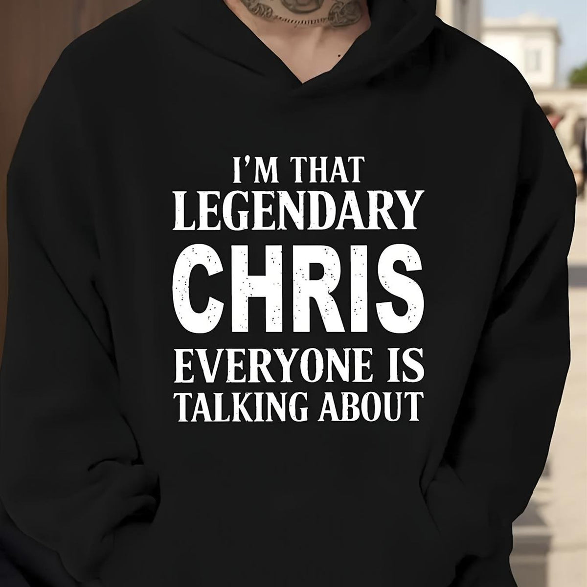 Men's Heavyweight Hoodie with "I'm That Legendary