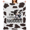 Anime Cow Print Blanket