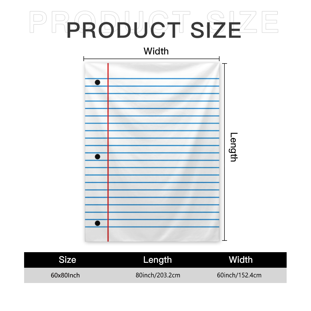 2D Flat, 1pc Notebook Throw Blanket Back to Classroom Reading Room Plush Lightweight Flannel Throw Blanket for Last And First Day of School Couch Gifts (Paper)
