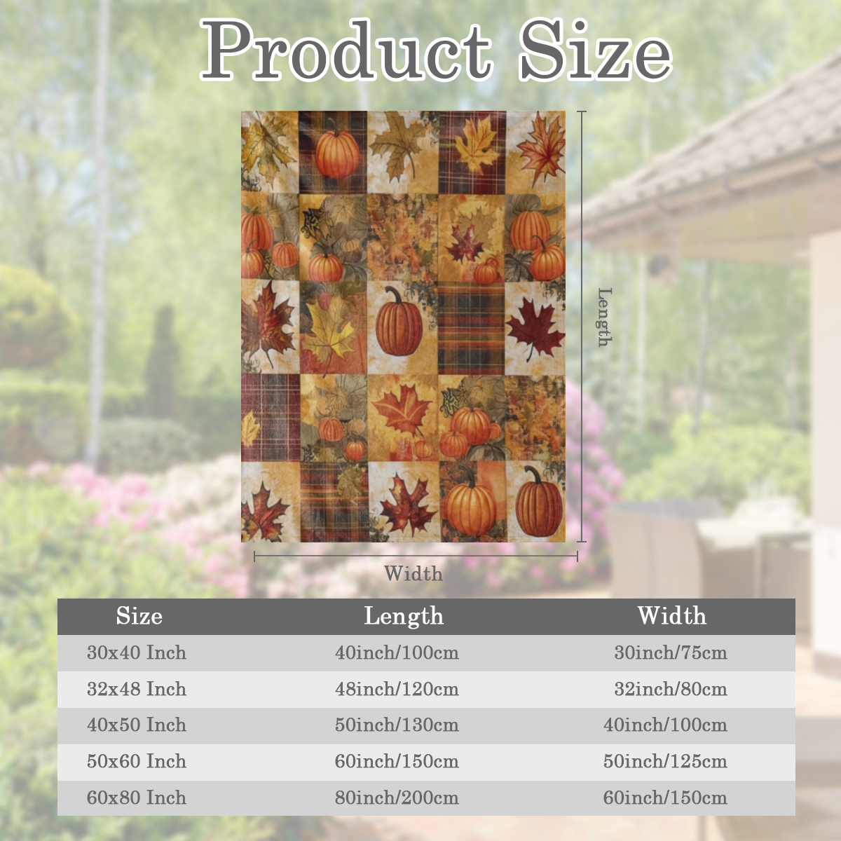 A classic autumn checkered pumpkin maple printed flannel blanket, soft and warm and comfortable woven all season general purpose sofa bed car office camping trip, mixed color multi- functional gift bl