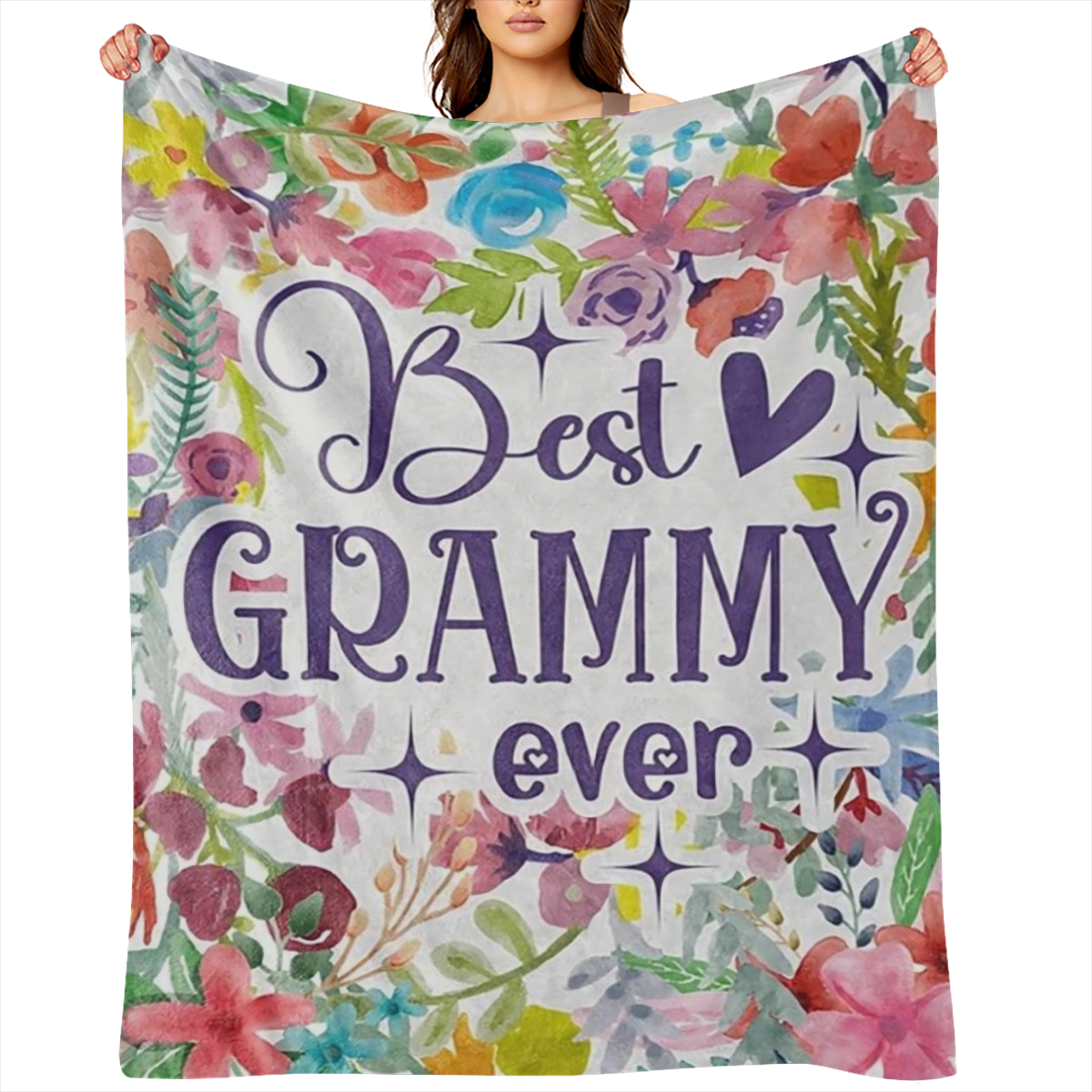 Grammy Blanket - Grammy Gift - Fleece Throw Blanket for MotherS Day Birthdays And Christmas Gifts for Grammy - 50.0 inch X 64.96 inch