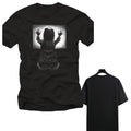 T-shirt Horreur Poltergeist pour Hommes - Tee Graphique Vintage Noir avec Personnage Icône de Film, Tissu Doux Extensible, Manches Courtes et Col Rond pour Déguisements d'Halloween & Tenue Décontractée, Vêtements d'Halloween