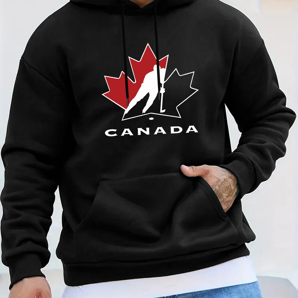 Men's Canadian Hockey Maple Leaf & Player Hoodie