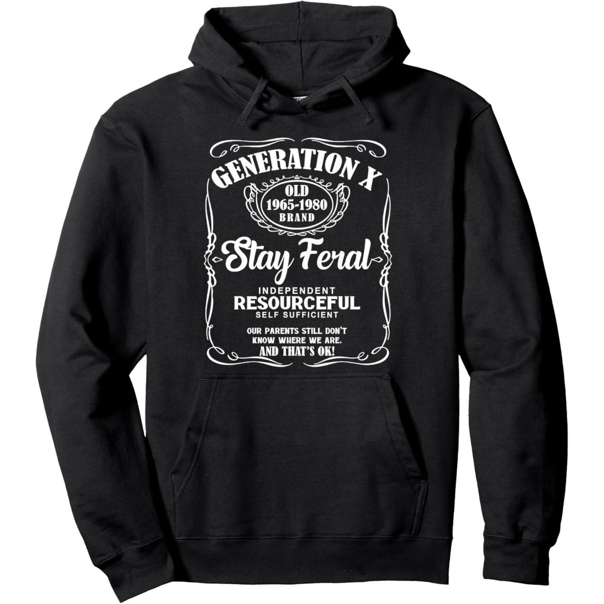 Men's Generation X Stay Feral Hoodie