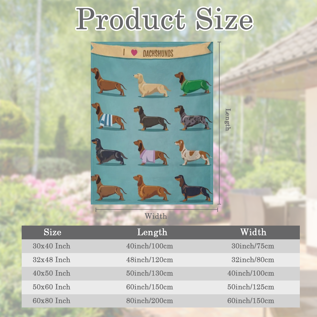 1pc, Dachshund Blanket Weiner Dog Blanket, Soft Blue Grey Sausage Fleece Flannel Blanket Blue Cute Doxie Plush Blanket Dachshund Adults Women