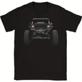 Men'S Vintage Off-Road -Inspired Graphic T-Shirt - Relaxed Fit Crew Neck Short Sleeve, with & Tires Design, Machine Washable Casual Summer Tee for Outdoor Adventures & Casual Attire - Retro Automotive Apparel for Enthusiasts - American Off-Road Big