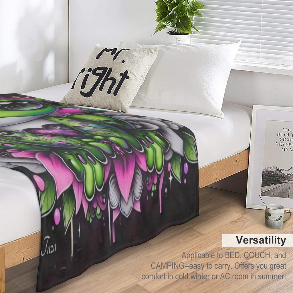 Cozy Bohemian Pattern Soft Warm 100 Polyester Machine Washable Perfect Gift for Friends Family Ideal for Napping Camping Travel and Home Decor 490