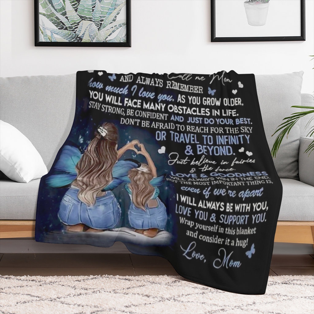 [Daughter Birthday Gift Blanket] 1pc Daughter Gifts from Mom, to My Daughter Blanket, Daughter Birthday Gifts, Daughter Gifts, Gifts for Daughter, Daughter Blanket from Mom, Daughter Graduation Gifts,