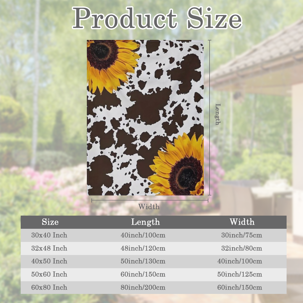 1pc Sunflower Blanket, Contemporary Style, Outdoor Blanket, Travel Camping Blanket, Soft And Comfortable Blanket, Travel Sofa Bed, Office Home Decor, Birthday Blanket, Boys, Girls, Adults, All Seasons