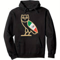 Men's Mexican Flag & Owl Hoodie