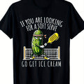 Funny Pickleball Player Paddleball Lover T-Shirt, Mens T-shirt, 220g