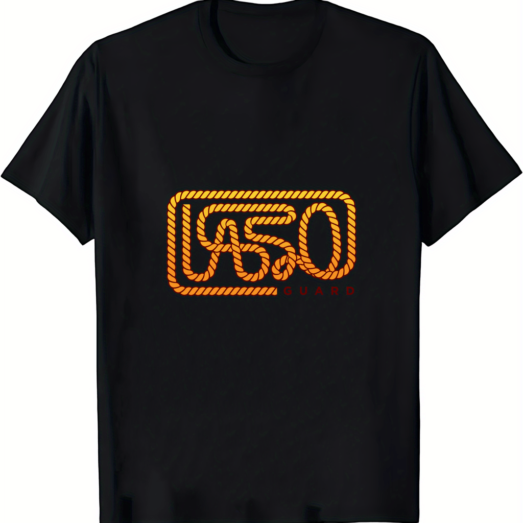 Brazilian Jiu-Jitsu Lasso Guard BJJ Black Cotton T-Shirt Shortsleeve Crew Neck Regular Fit Lightweight Durability Comfortable for MMA Fighters Martial Arts Lovers