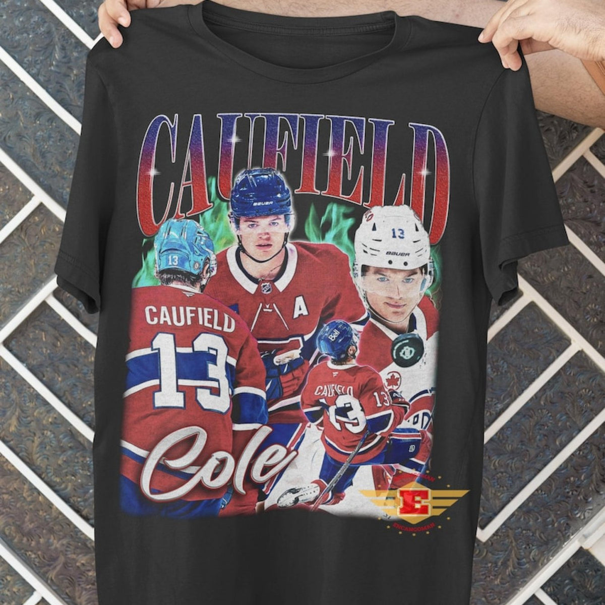 T-shirt Cole Caufield T-shirt Homme Hockey