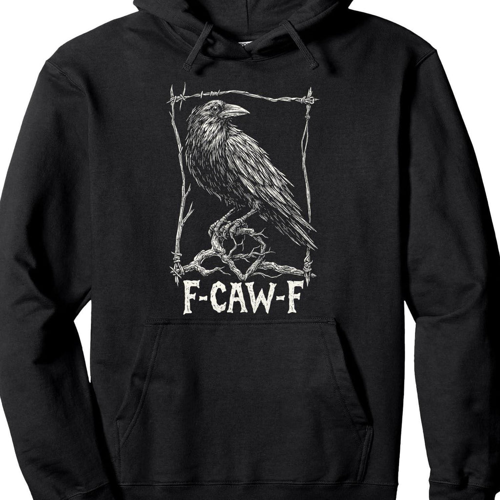 Men's Gothic Raven & F-Caw-F Hoodie