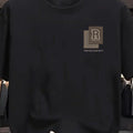 1pc Men Cotton Crew Neck T-Shirt with R Print- Casual Geometric-Pattern Short Sleeve Tee, Breathable Knit Fabric, All-Season Daily Wear