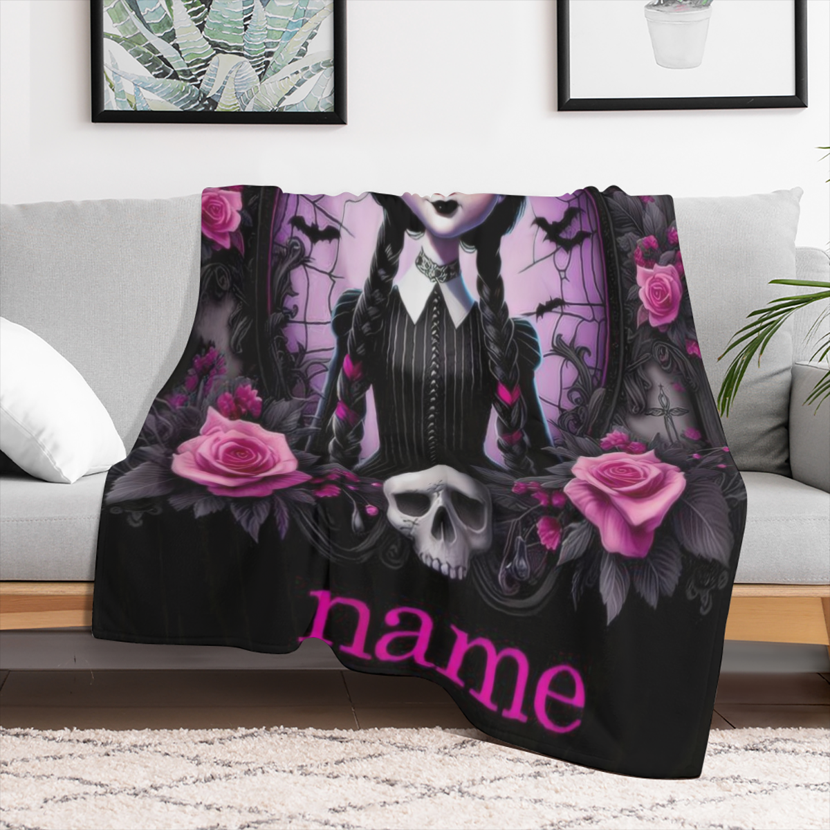 Flannel Blanket - Soft Polyester Knitted Fabric for All Seasons of Comfort Blankets for Sofas Beds Offices Camping Travel - Elegant Style Digitally Printed Versatile Gift Blanket