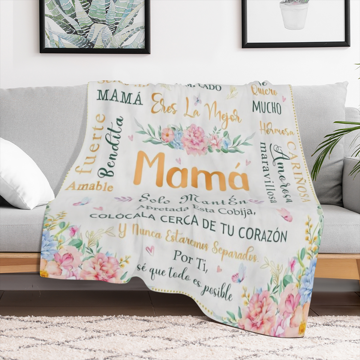 1 pc Regalos para Mam¨¢ Regalos para Mam¨¢ en Espa?ol Feliz D¨ªa de las Madres Regalos para Mam¨¢ en Espa?ol Regalos de Mam¨¢ de Hija Hijo Regalos de Cumplea?os para Mam¨¢ Regalos de Cumplea?os pa