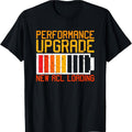 Men'S Performance Upgrade ACL Loading Knee Surgery T-Shirt - Retro Athletic Design with ACL Loading Technology Graphic, Breathable Loose Fit Short Sleeve for Post-Surgery Recovery & Sports Injury Rehabilitation, Knee Joint Stabilization Support