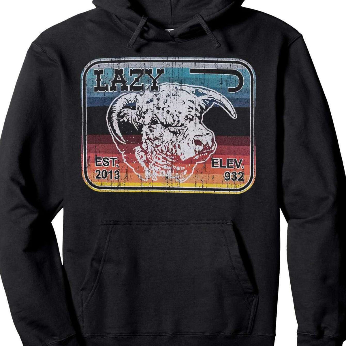 Men's Lazy J Ranch Western Cowboy Hoodie