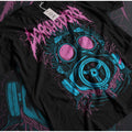 Chemise Dorohedoro Bienvenue dans le Chaos - T-shirt Manga Noir avec Design Masque à Gaz Rose et Bleu, Tee Unisexe Décontracté pour Adultes, Tenue Légère Cosplay Quotidienne pour Fans de Dorohedoro, Confortable