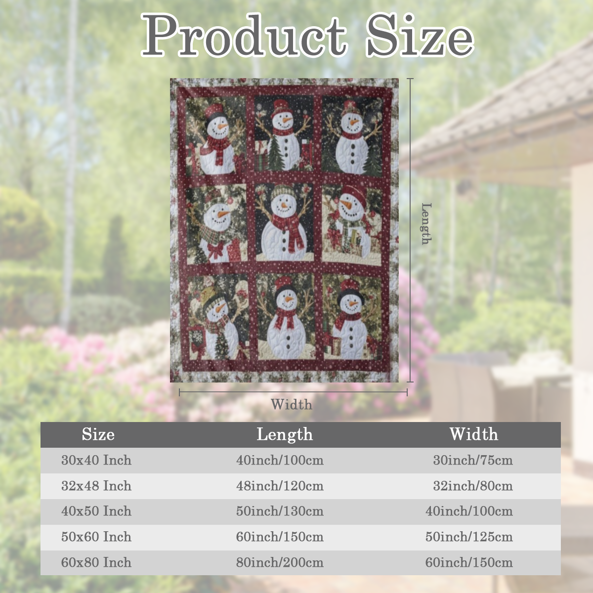 Cozy Flannel Christmas blanket with snowman print - soft and warm for sofas, beds, cars, offices and camping - all- season gift