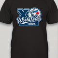 BlueJays XO 2025 World Series T-Shirt Baseball Fan Gift, Crew Neck, Regular Fit, Slight Stretch Fabric, All-season Casual Wear