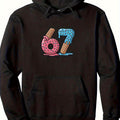 Men's Number 67 Ice Cream Drip Hoodie
