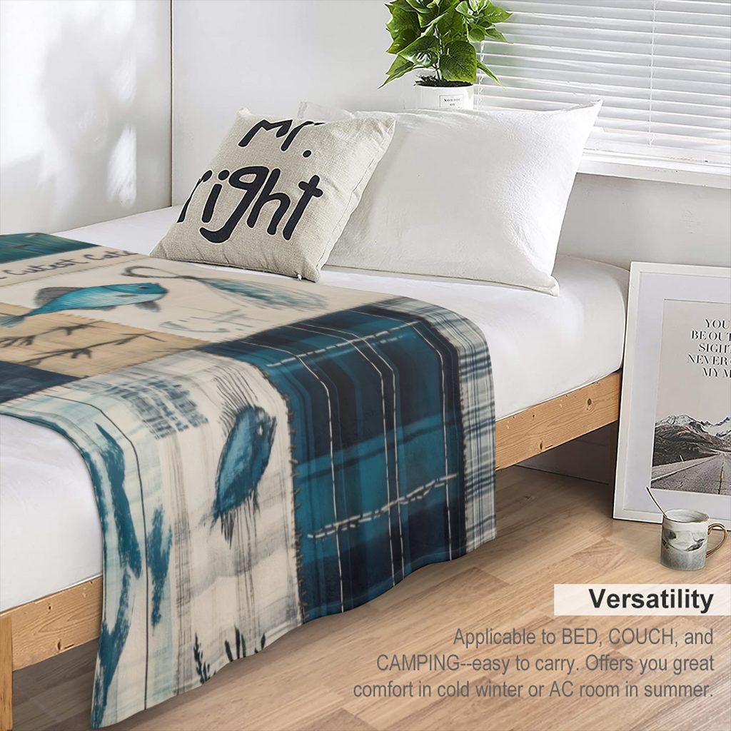Contemporary Skull Motorcycle Themed Flannel Throw Blanket, Hypoallergenic All- Season Knitted Bedding, Digital Print Multi- Use Blanket for Sofa, Bed, Camping - Dry Clean Only, Fiber Fill