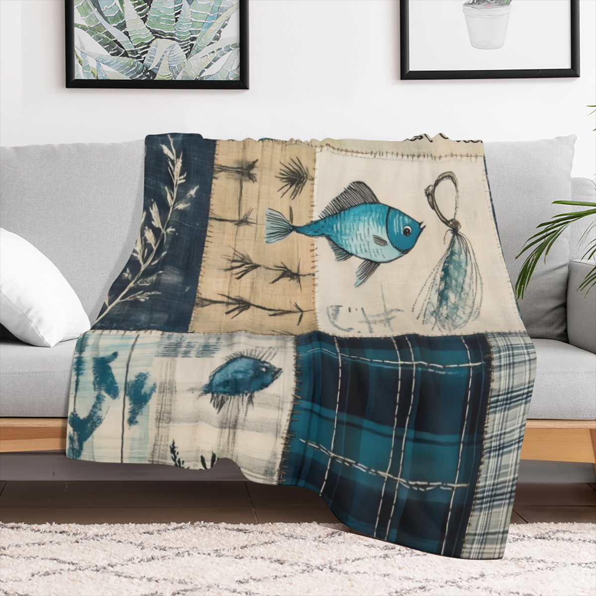 Contemporary Skull Motorcycle Themed Flannel Throw Blanket, Hypoallergenic All- Season Knitted Bedding, Digital Print Multi- Use Blanket for Sofa, Bed, Camping - Dry Clean Only, Fiber Fill