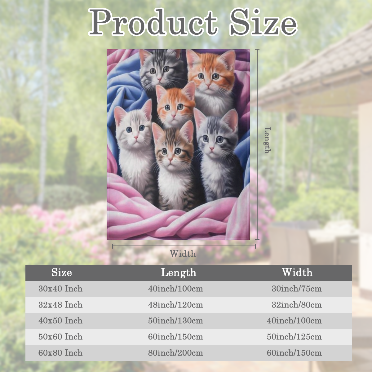 1 Cozy Cat Print Flannel Blanket - Soft All Seasons Knitted Polyester Cute Kitten Design Machine Washable Perfect for Sofa Bed Travel and Camping Ideal Gift for Friends Bed Throw Blanket Playful Home