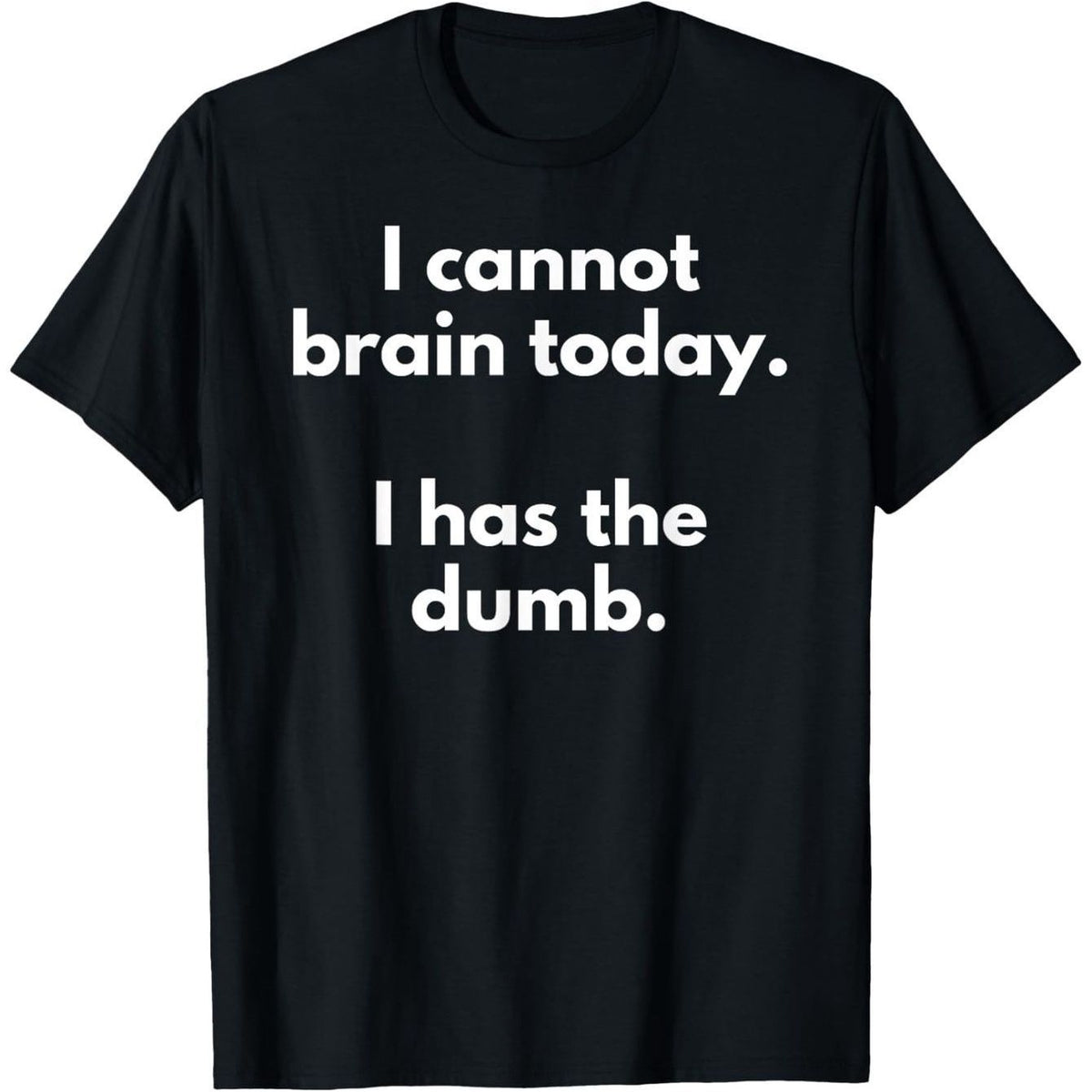 Funny "I'm Not Thinking Well Today, I Have a Fool" Novelty T-Shirt- 100% Cotton, 180gsm Fabric Weight, Breathable and, Ideal Gift for Friends and Family, Casual Wear, S-XXXL, Black, Cute T-Shirt, Machine washable