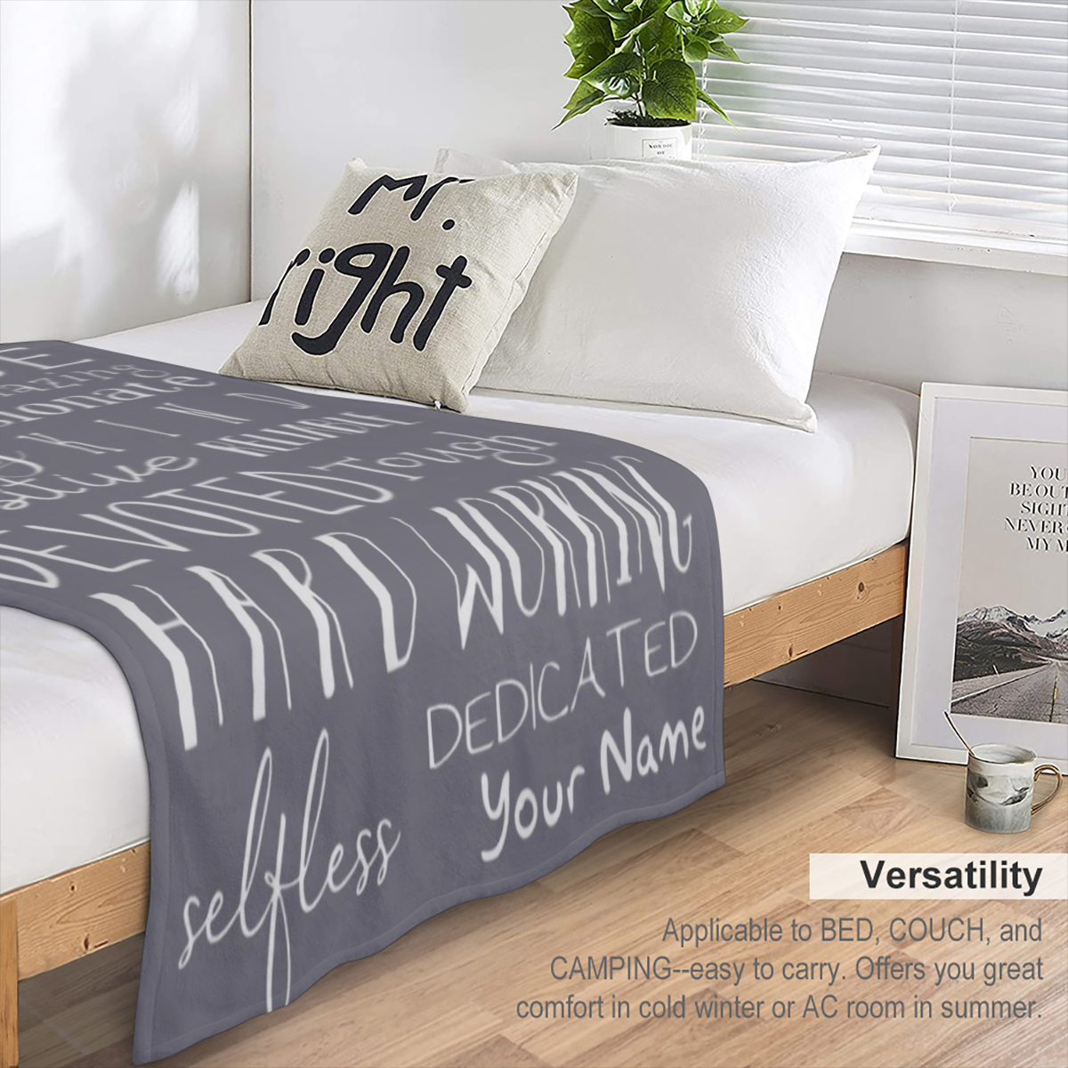 1pc Cozy Nurse Printed Flannel Blanket - Soft, Warm, and Multi- Purpose for Bed, Sofa, Office, and Room Decor - Perfect Gift for Nurses, All- Season Use, and Versatile Throw Blanket for Snuggling Up