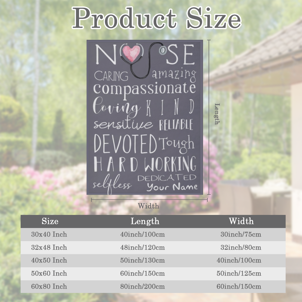 1pc Cozy Nurse Printed Flannel Blanket - Soft, Warm, and Multi- Purpose for Bed, Sofa, Office, and Room Decor - Perfect Gift for Nurses, All- Season Use, and Versatile Throw Blanket for Snuggling Up