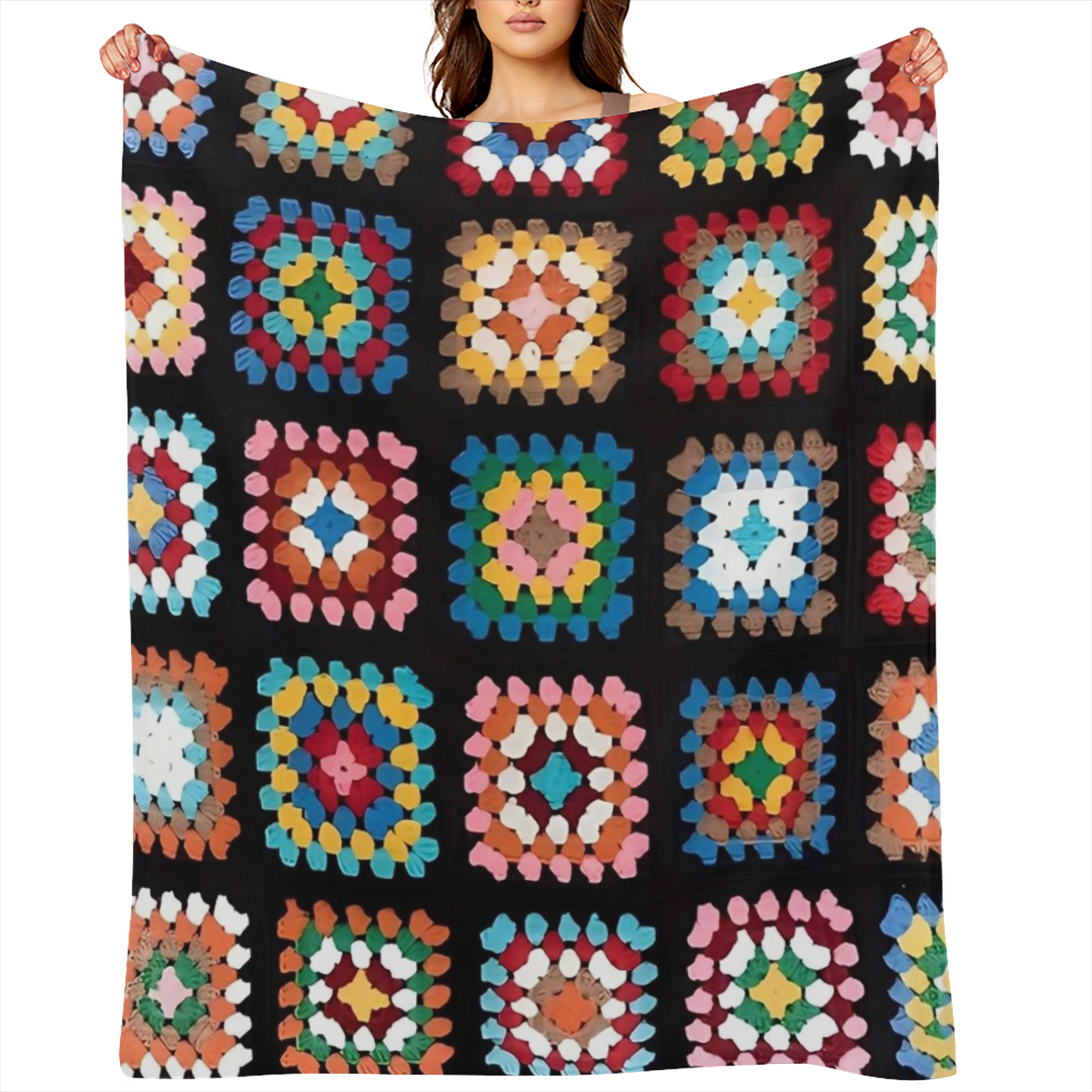 Amazing Cozy All-Season Flannel Throw Blanket with Charming Print - Tear-Resistant, Machine Washable for Couch, Camping & Travel