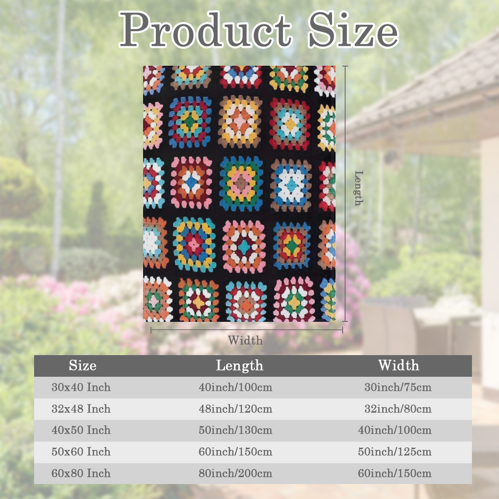 Amazing Cozy All-Season Flannel Throw Blanket with Charming Print - Tear-Resistant, Machine Washable for Couch, Camping & Travel