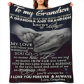 Warm And Comfortable Flannel Blankets for GrandmaS Grandchildren - Soft Blankets for Sofas Beds And Benches