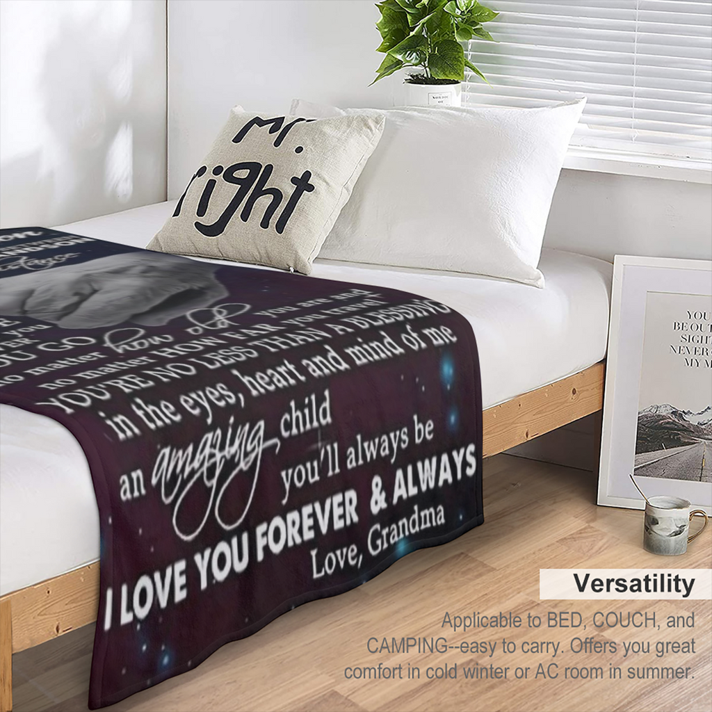 Warm And Comfortable Flannel Blankets for GrandmaS Grandchildren - Soft Blankets for Sofas Beds And Benches