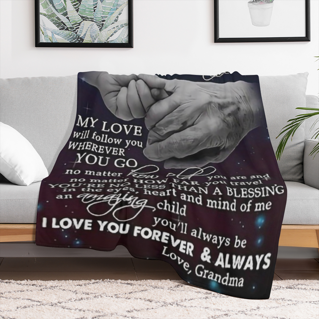 Warm And Comfortable Flannel Blankets for GrandmaS Grandchildren - Soft Blankets for Sofas Beds And Benches