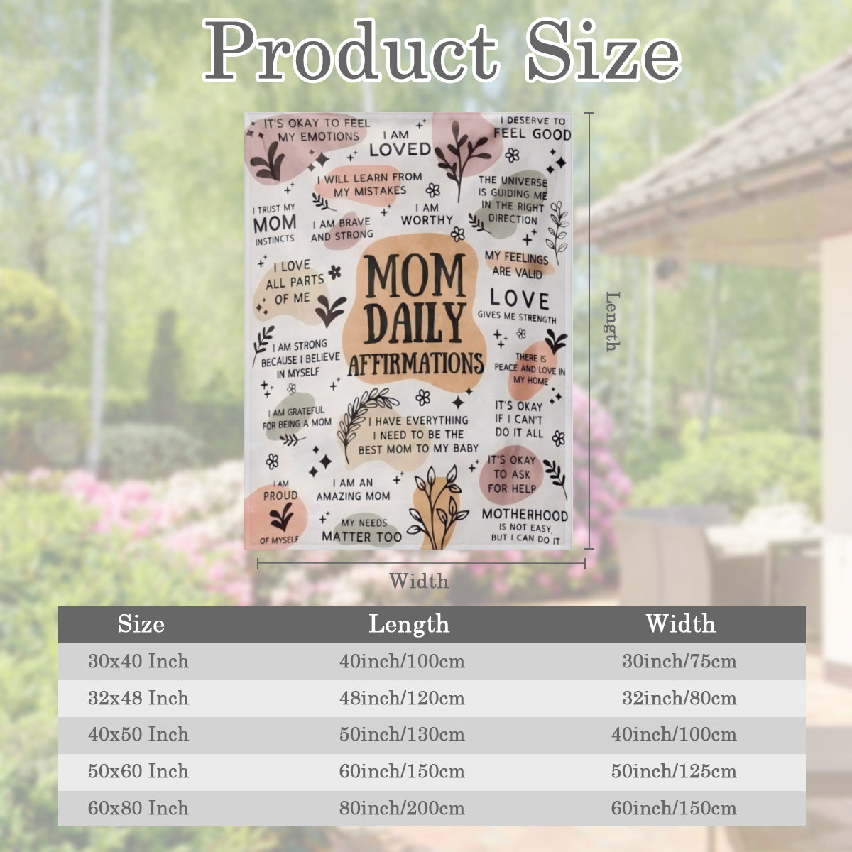 Contemporary Flannel Mom Blanket - 250- 300 gsm pro, fabric gifts for all seasons, motivational statements, New Mom care kits, ChristmasGender Disclosure gifts, for women and men moms