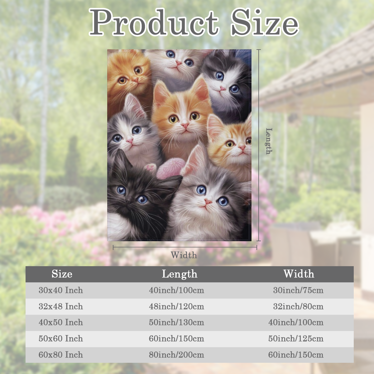 1pc Cute Cat Blanket - Lightweight Flannel Throw For Sofa, Bed, Travel, Camping, Livingroom, Office, Couch, Chair, And Bed - Digital Printing Fleece Blanket With Soft And Warm Flannel Fabric